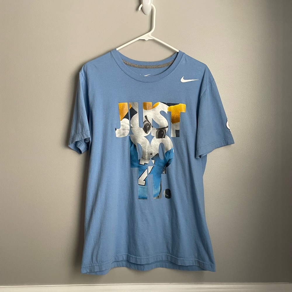 Nike UNC North Carolina Tar Heels Ramsey Just Do It Shirt Size Men's Medium
